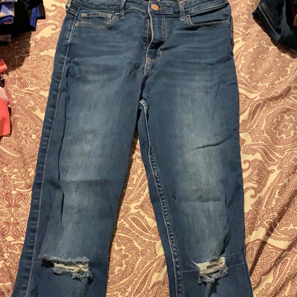 Hollister skinny jeans!